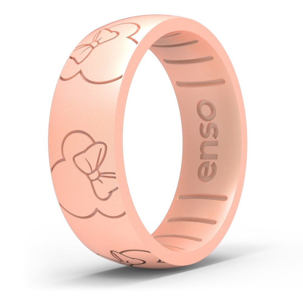Disney Rose Gold Minnie Mouse Silicone Ring
